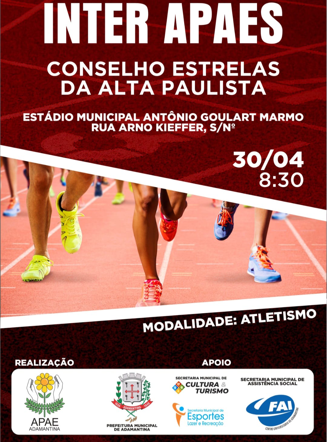 Adamantina sedia Inter Apaes