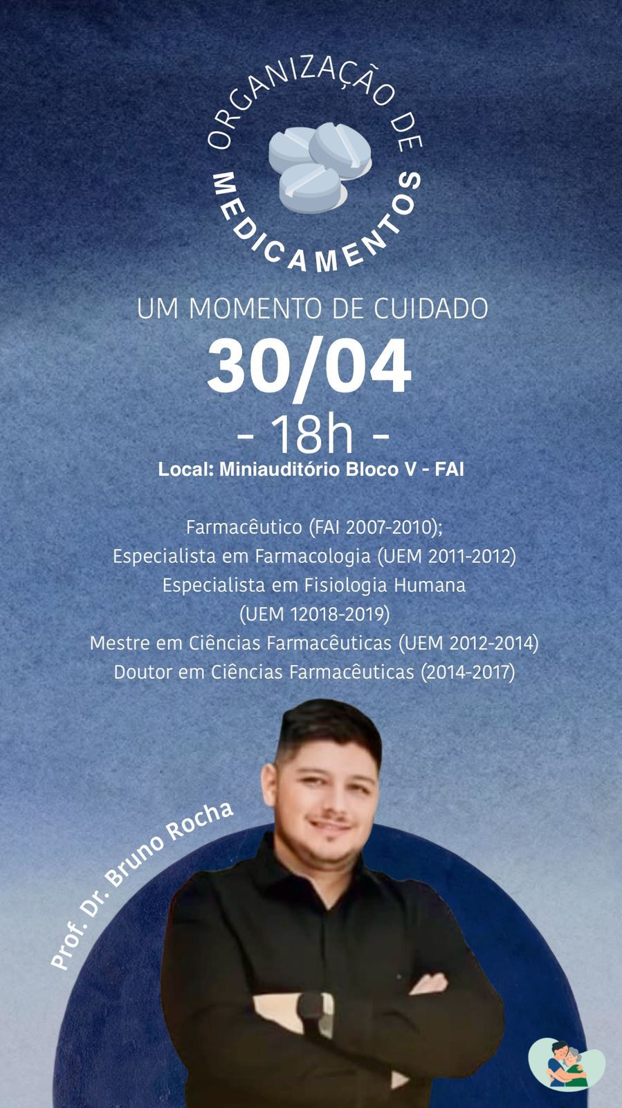 Reunião do Grupo para Cuidadores e Familiares de Idosos portadores de demência tratará sobre a organização de medicamentos