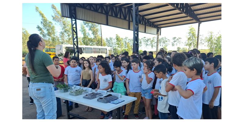 Alunos do 4º ano da EMEF Navarro de Andrade conhecem o Centro de Compostagem Municipal