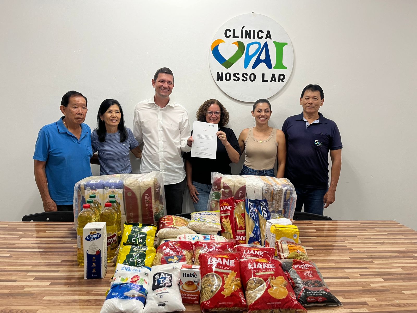 Clínica Pai Nosso Lar recebe doação arrecadada no Treinão dos 3 Tambores