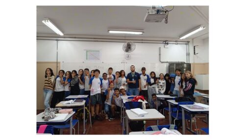 Profissionais da área de Segurança da Energisa promovem atividades com alunos da escola Placídio Braga Nogueira