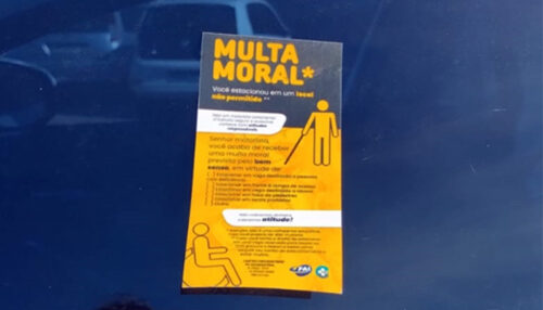 Com aplicação de “multas morais”, CIPA inicia campanha  de conscientização no trânsito interno do Câmpus II