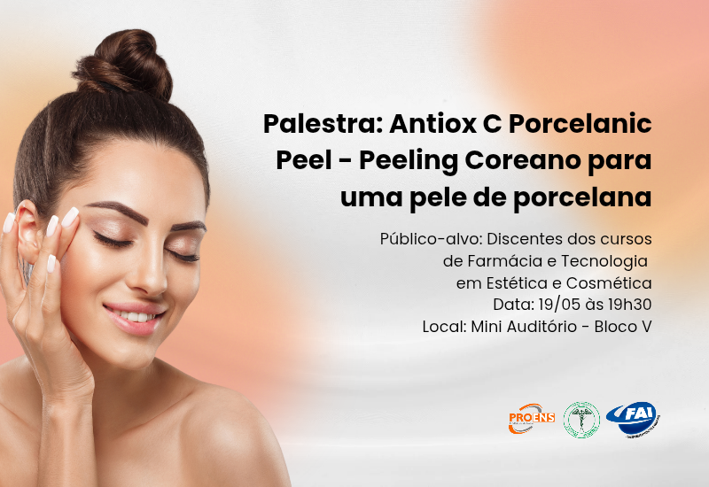 Pele de Porcelana: Estética e Cosmética  promove palestra sobre Peeling Coreano