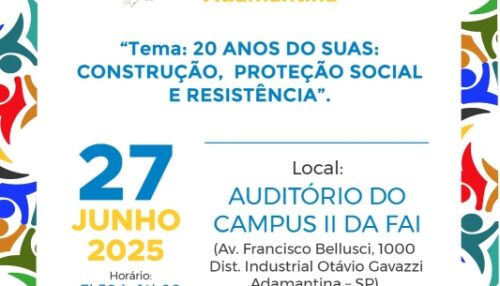 Adamantina realiza 14ª Conferência Municipal de Assistência Social