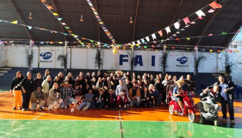 Fisioclínica fortalece vínculos no VIII Arraiá da Reabilitação da FAI