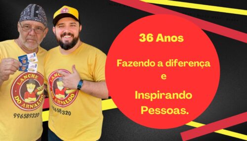 36 anos de sabor, tradição e inovação – é festa no LANCHE DO ARNALDO!