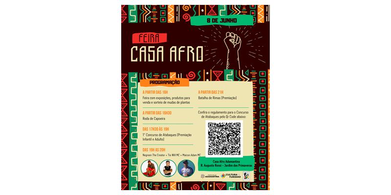 Adamantina terá primeira edição da feira casa afro