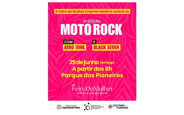 Mulheres Empreendedoras marcam presença na 2ª edição do Moto Rock