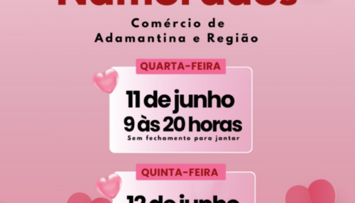 Comércio de Adamantina terá horário estendido nesta quarta-feira (11)
