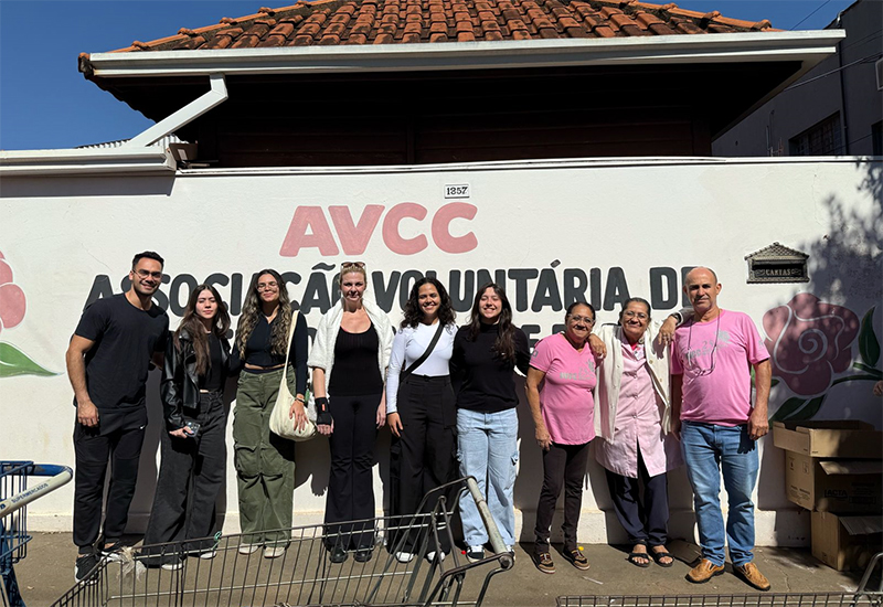 Alunos de Nutrição participam de simpósio de Terapia Nutricional no IRCAD América Latina, em Barretos