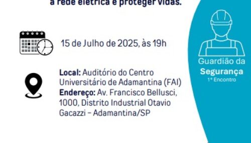 Participe do Encontro Guardião da Segurança em Adamantina!🛡️⚡