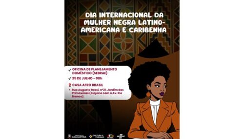 Casa Afro de Adamantina promove evento alusivo ao “Dia Internacional da Mulher Negra, Latino-Americana e Caribenha”