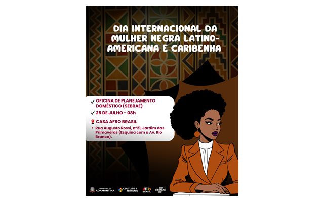 Casa Afro de Adamantina promove evento alusivo ao “Dia Internacional da Mulher Negra, Latino-Americana e Caribenha”