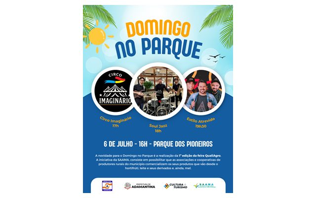 Prefeitura de Adamantina realiza Domingo no Parque