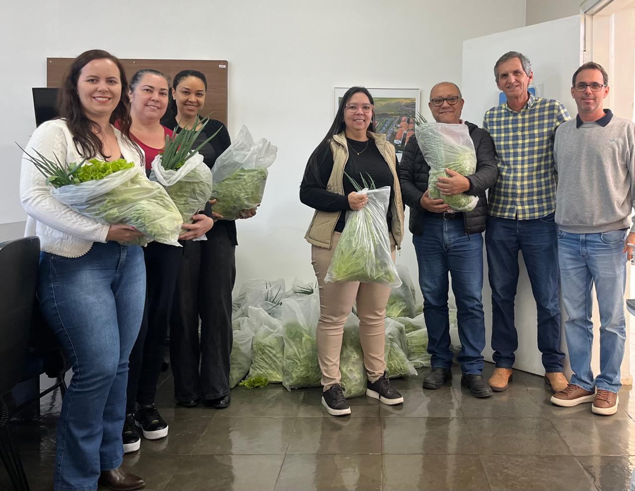Horta Solidária e Didática da FAI doa mais de 200 cestas de hortaliças