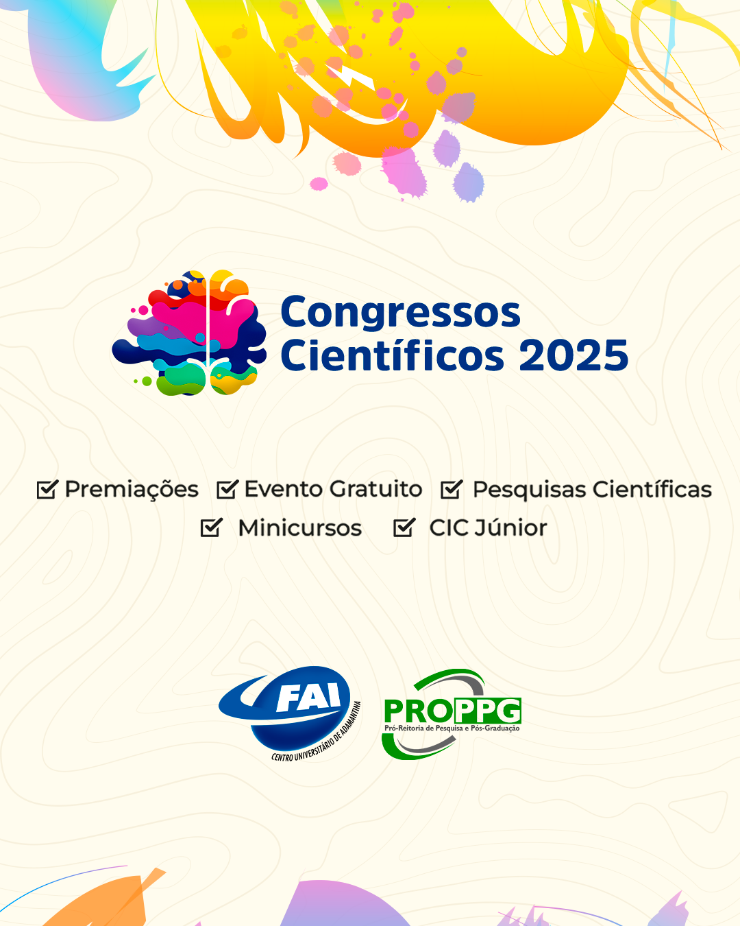 Congressos Científicos da FAI 2025 exploram a inteligência humana e os desafios do presente