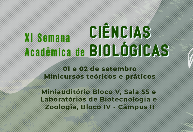XI Semana Acadêmica de Ciências Biológicas da FAI acontece nos dias 1 e 2 de setembro