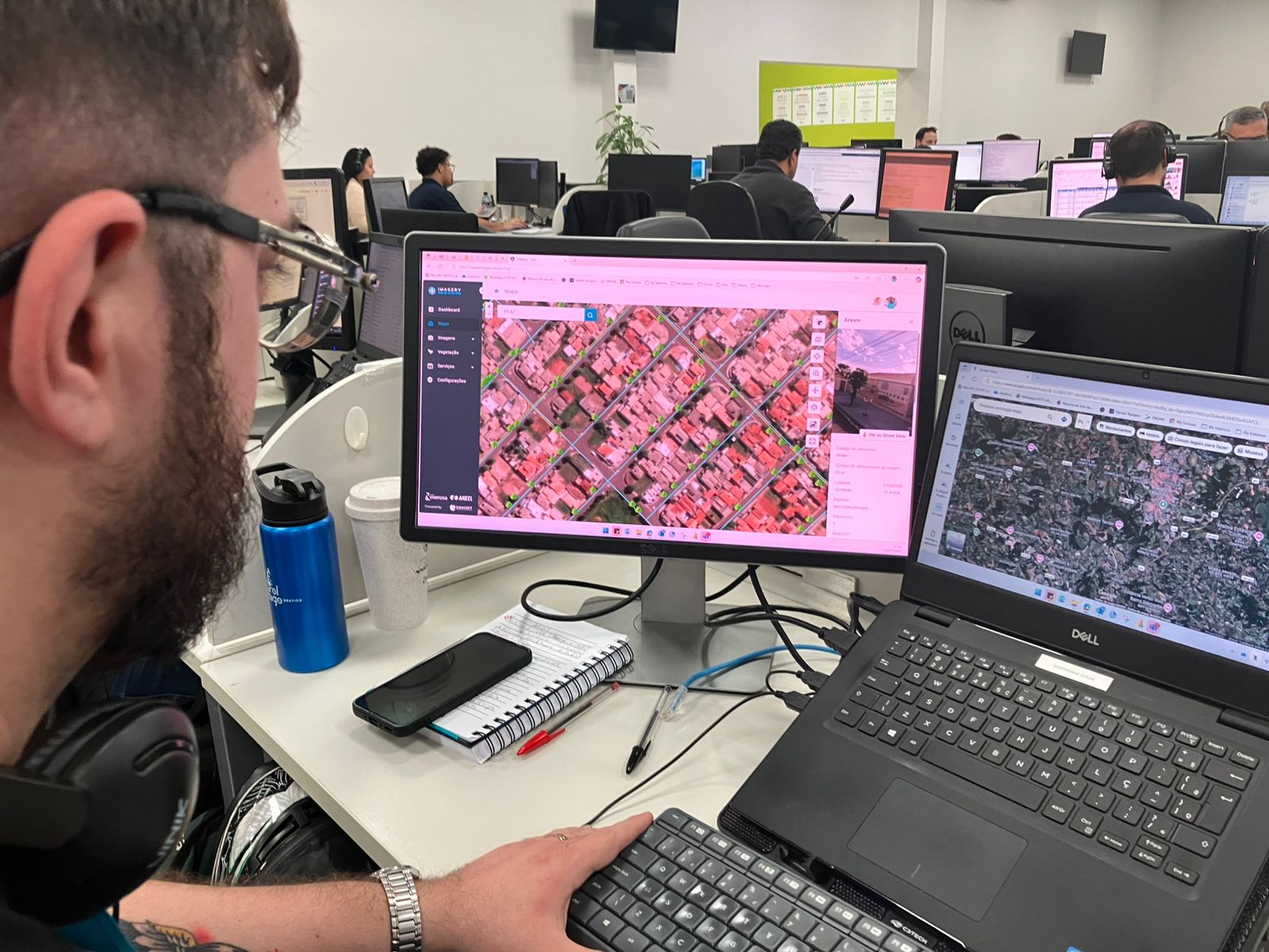 Com uso da tecnologia, Energisa monitora 46 mil árvores que estão sob a rede de energia em Prudente