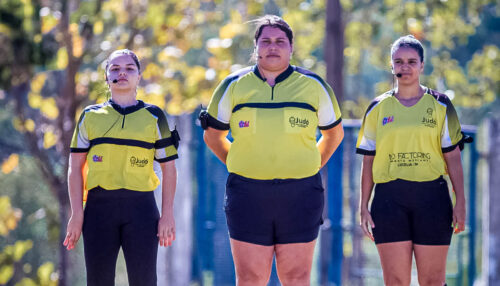 Mulheres recebem certificado do curso de árbitro da Judá Lucélia