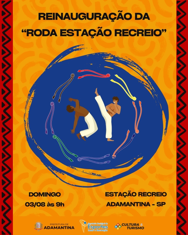 Abertura da “Semana Municipal da Capoeira” ocorre neste domingo (3)