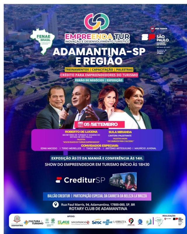 Adamantina recebe Empreenda Tur