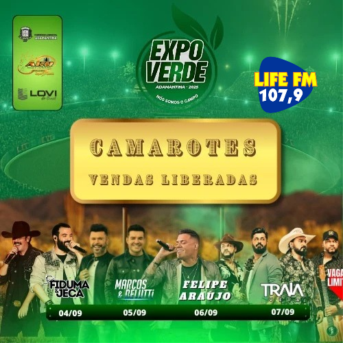 A Expo Verde 2025, em Adamantina/SP, promete ser um marco histórico para toda a região.