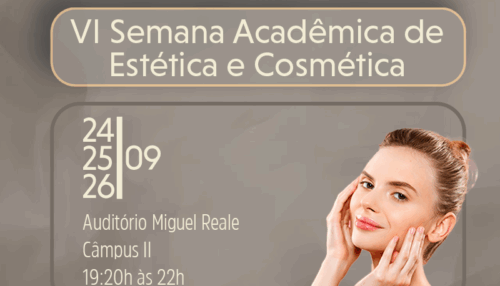 Curso de Estética e Cosmética da FAI promove Semana Acadêmica de 24 a 26 de setembro