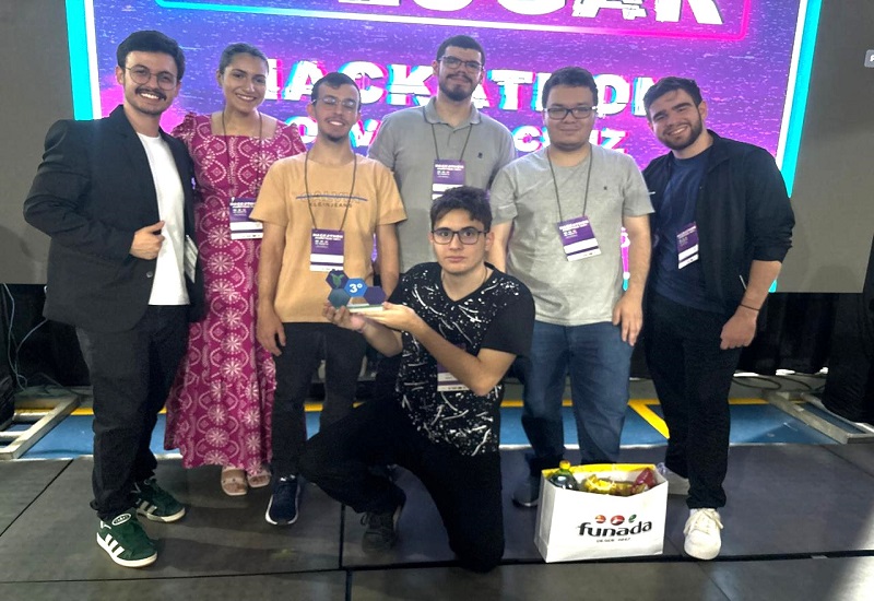 Alunos da FAI conquistam o 3º lugar no Hackathon Agrotech 2025