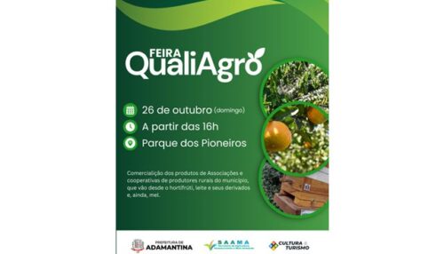 Feira QualiAgro acontece neste domingo (26) em Adamantina