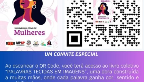 Livro “Palavras tecidas em imagens” será lançado nesta segunda-feira (17)