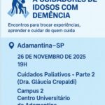 Grupo de apoio a cuidadores de idosos com demência comemora um ano nesta quarta-feira (26)