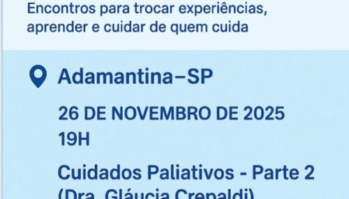 Grupo de apoio a cuidadores de idosos com demência comemora um ano nesta quarta-feira (26)