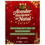 “Acender das luzes de natal” acontece nesta sexta-feira (28) em Adamantina
