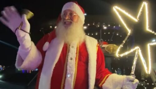 Tradição mantida: Papai Noel chega a Adamantina em noite de encanto e esperança