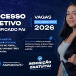 FAI abre inscrições para vagas remanescentes do Vestibular 2026