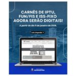Prefeitura de Adamantina disponibilizará carnês de IPTU, FUN/FIS e ISS Fixo em formato digital a partir de janeiro