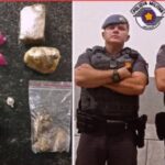 Homem é preso por tráfico de drogas durante patrulhamento da PM em Iacri