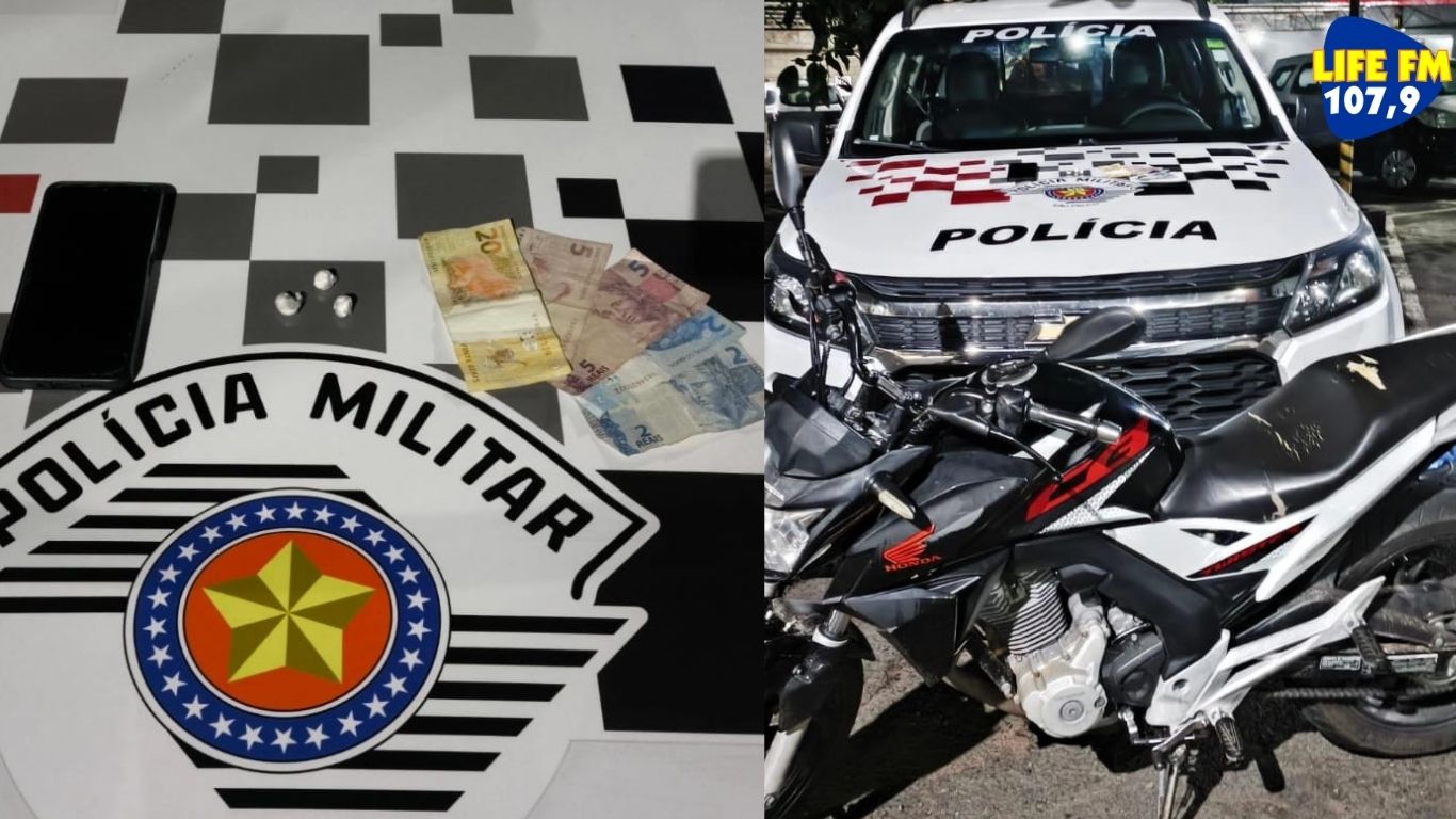 POLÍCIA MILITAR PRENDE INDIVÍDUO POR TRÁFICO DE DROGAS EM DRACENA