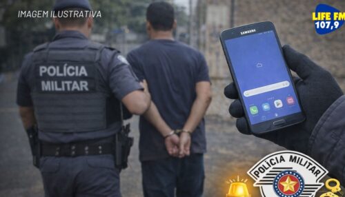 POLÍCIA MILITAR LOCALIZA AUTOR E CELULAR FURTADO EM ADAMANTINA