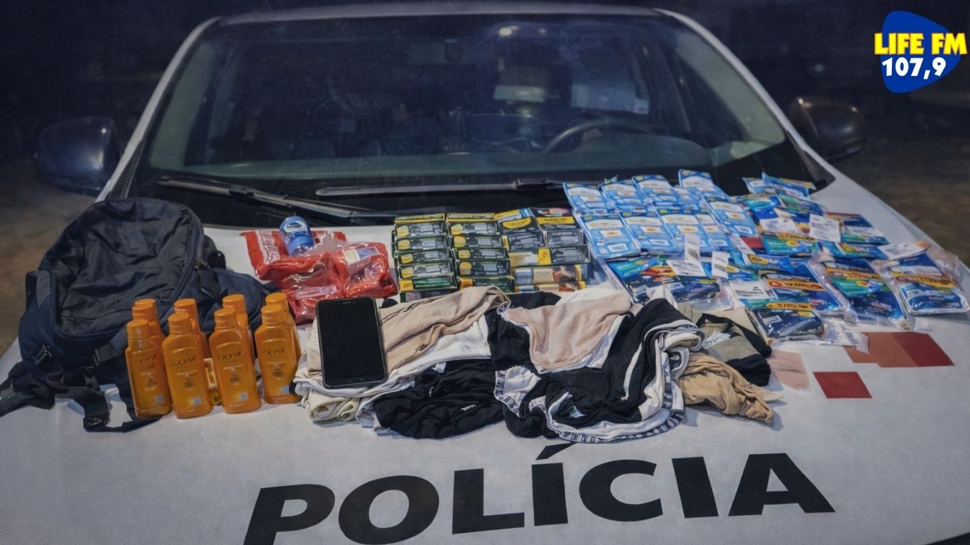 POLÍCIA MILITAR APREENDE PRODUTOS DE ORIGEM SUSPEITA EM OSVALDO CRUZ