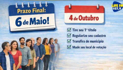 Eleições 2026: prazo para tirar ou regularizar o título de eleitor termina em três meses