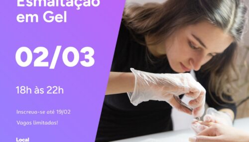 Curso de Técnicas em Esmaltação em Gel é oferecido de graça pelo Fundo Social de Adamantina