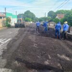 Começa o teste com o serviço de reperfilamento asfáltico em Adamantina para melhoria do tráfego pelas ruas da cidade