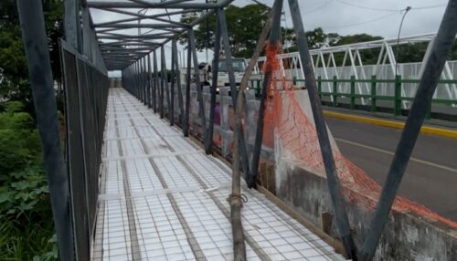 Começa a concretagem da segunda passarela do 