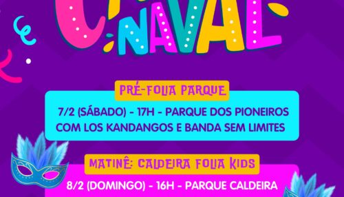 Pré-folia em Adamantina acontece neste sábado (7) e domingo (8)