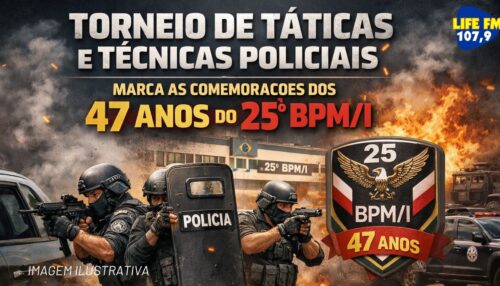 TORNEIO DE TÁTICAS E TÉCNICAS POLICIAIS MARCA AS COMEMORAÇÕES DOS 47 ANOS DO 25º BPM/I
