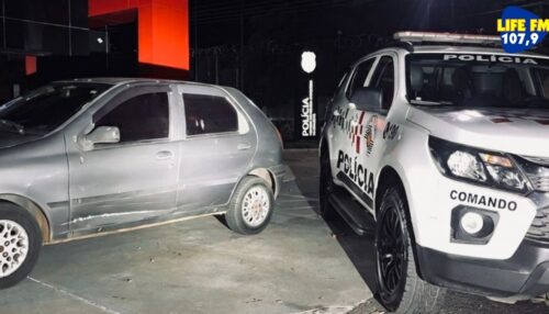 POLÍCIA MILITAR RECUPERA VEÍCULO ROUBADO EM MONTE CASTELO
