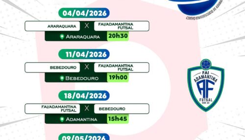 FAI/Adamantina estreia na Copa Paulista Sub-20 2026 e convoca torcida para a fase de grupos