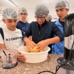 Nutrição da FAI promove oficina prática sobre alimentação saudável com alunos do Colégio Objetivo