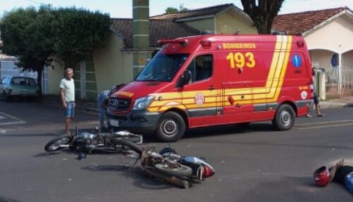 Adolescente com moto furtada se envolve em acidente em Tupã